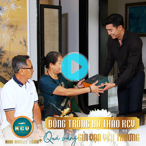 Ba mẹ Quốc Trường trải nghiệm sử dụng đông trùng hạ thảo