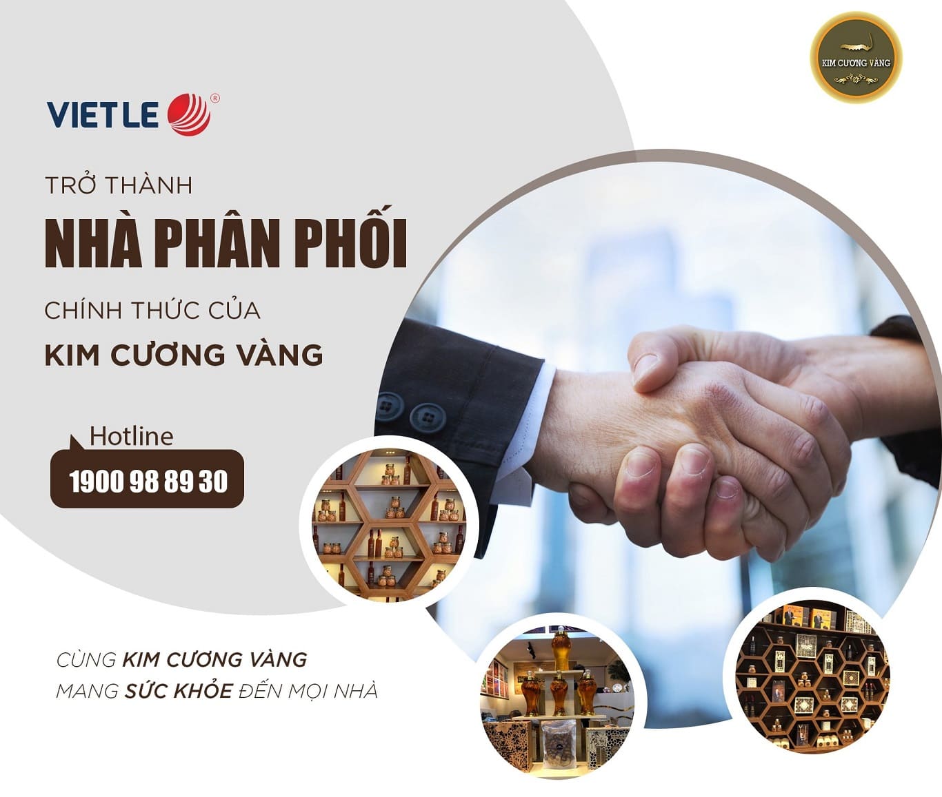 Việt Lê Chính Thức Là Nhà Phân Phối Sản Phẩm Dược Thảo Kim Cương Vàng