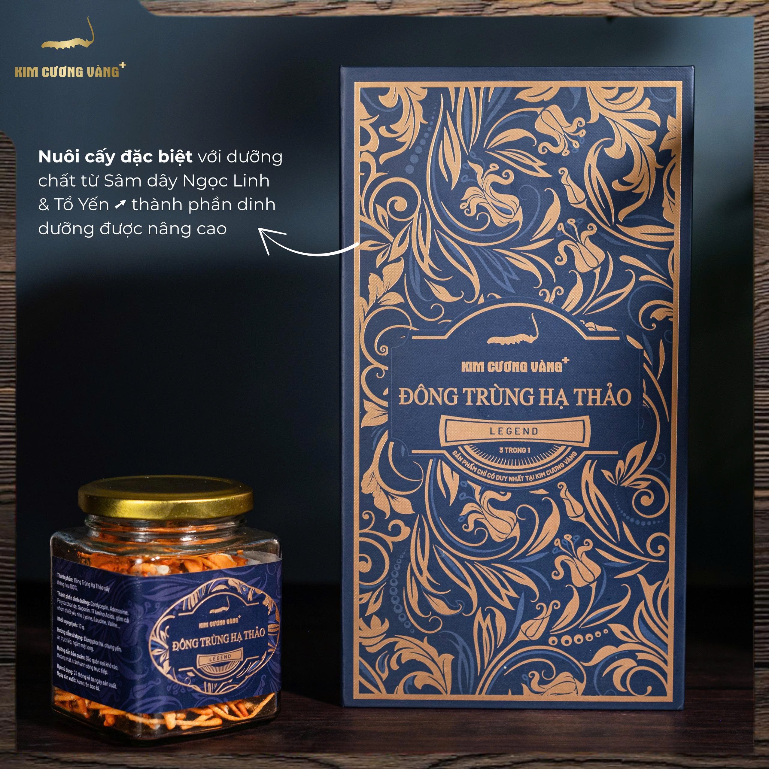 Đông Trùng Hạ Thảo Legend 20g|Mua 1 tặng 1