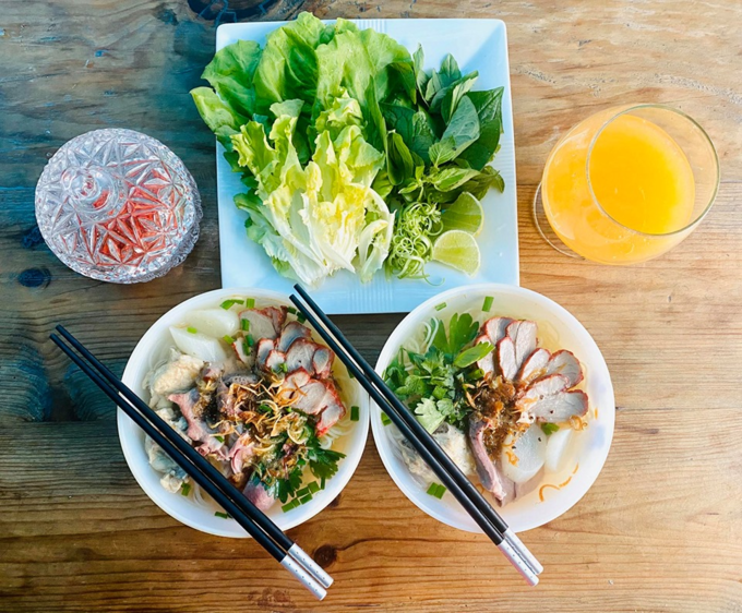 Một bữa sáng tự nấu tại nhà