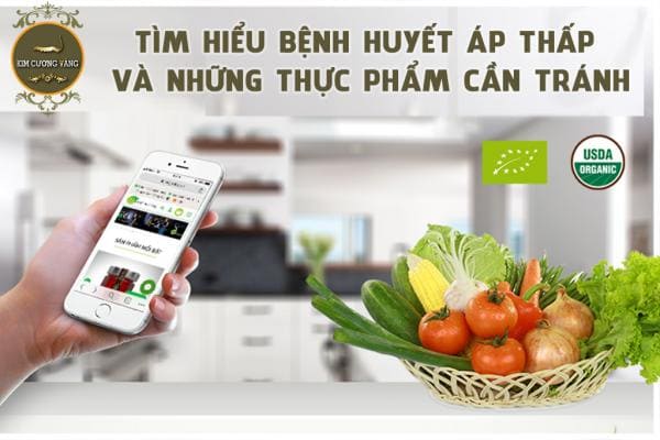 Bệnh huyết áp thấp và thực phẩm cần tránh