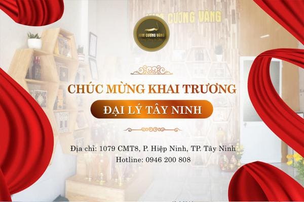 Thông báo khai trương Đại Lý Kim Cương Vàng Tây Ninh