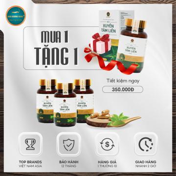 [🔥🔥🔥 Mua 1 tặng 1] Xuyên Tâm Liên Giúp Bổ Phế Giảm Ho, Giảm Đờm, Giảm Đau rát